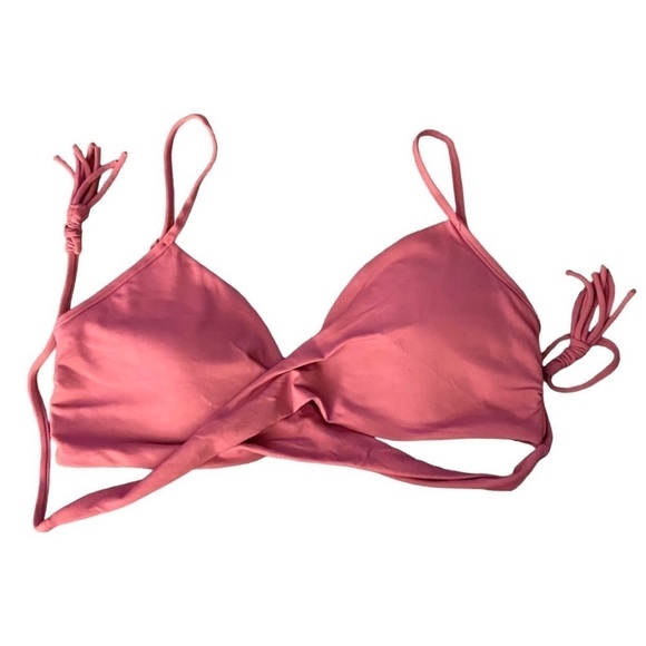 Seafolly Wrap Front Bralette in Berry NWT - Picture 2 of 5